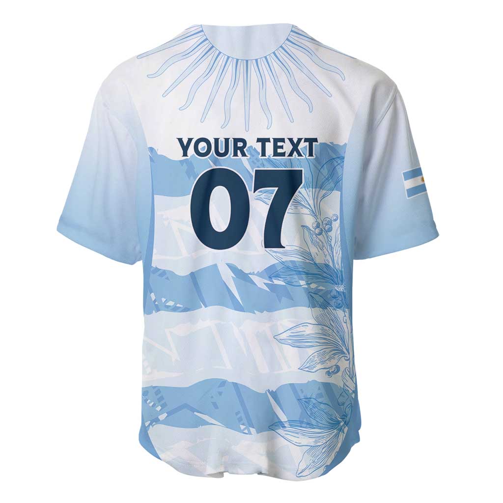 Argentina Rugby Los Pumas Custom Baseball Jersey Traditional Colors - Wonder Print Shop