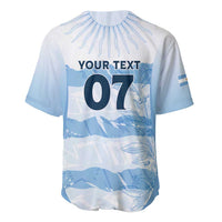 Argentina Rugby Los Pumas Custom Baseball Jersey Traditional Colors - Wonder Print Shop