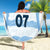Argentina Rugby Los Pumas Custom Beach Blanket Traditional Colors - Wonder Print Shop