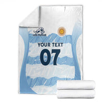 Argentina Rugby Los Pumas Custom Blanket Traditional Colors - Wonder Print Shop
