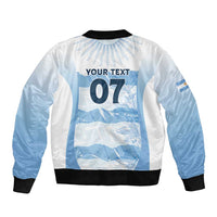 Argentina Rugby Los Pumas Custom Bomber Jacket Traditional Colors - Wonder Print Shop