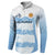 Argentina Rugby Los Pumas Custom Button Sweatshirt Traditional Colors - Wonder Print Shop
