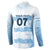 Argentina Rugby Los Pumas Custom Button Sweatshirt Traditional Colors - Wonder Print Shop