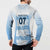 Argentina Rugby Los Pumas Custom Button Sweatshirt Traditional Colors - Wonder Print Shop