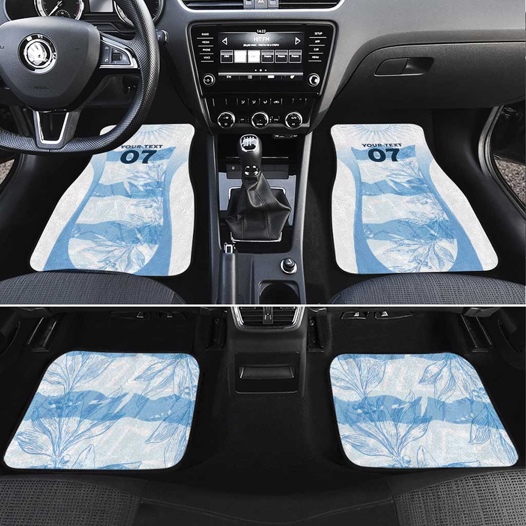 Argentina Rugby Los Pumas Custom Car Mats Traditional Colors - Wonder Print Shop