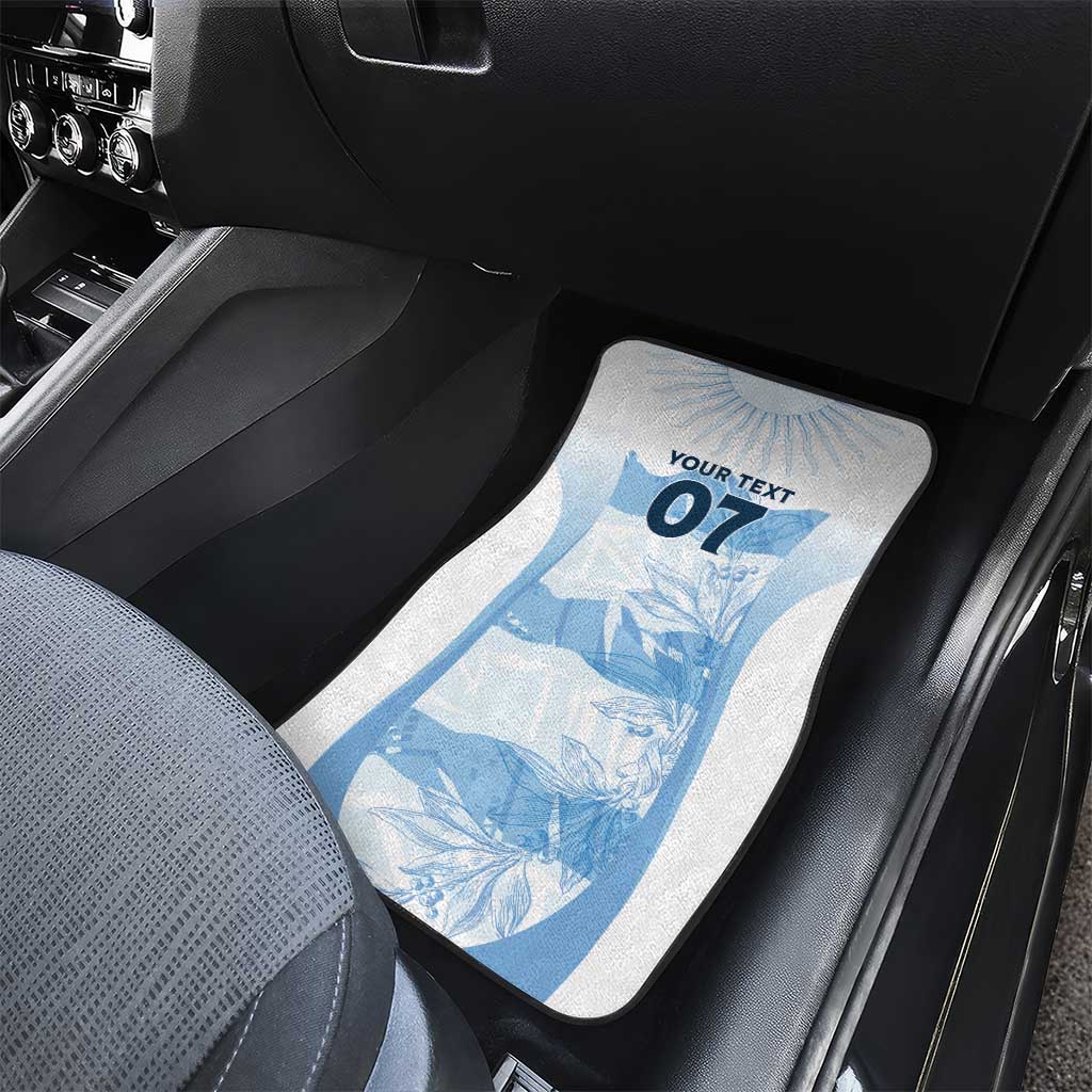 Argentina Rugby Los Pumas Custom Car Mats Traditional Colors - Wonder Print Shop