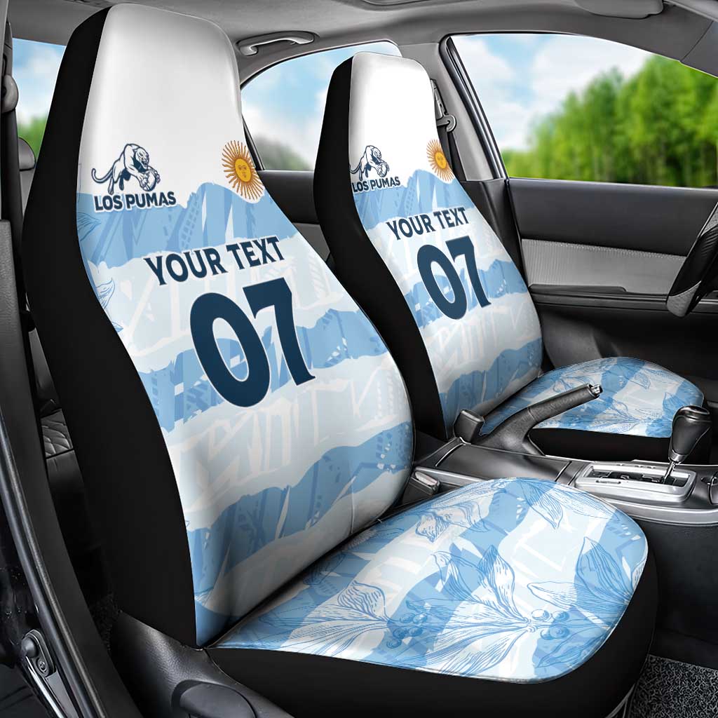 Argentina Rugby Los Pumas Custom Car Seat Cover Traditional Colors - Wonder Print Shop