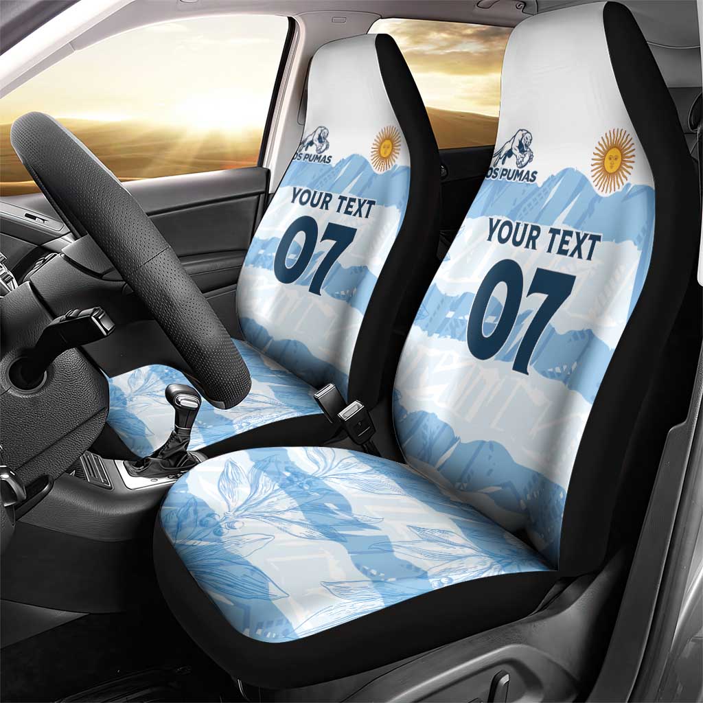 Argentina Rugby Los Pumas Custom Car Seat Cover Traditional Colors - Wonder Print Shop