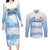 Argentina Rugby Los Pumas Custom Couples Matching Long Sleeve Bodycon Dress and Long Sleeve Button Shirt Traditional Colors - Wonder Print Shop