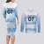 Argentina Rugby Los Pumas Custom Couples Matching Long Sleeve Bodycon Dress and Long Sleeve Button Shirt Traditional Colors - Wonder Print Shop