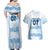 Argentina Rugby Los Pumas Custom Couples Matching Off Shoulder Maxi Dress and Hawaiian Shirt Traditional Colors - Wonder Print Shop