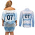 Argentina Rugby Los Pumas Custom Couples Matching Off Shoulder Short Dress and Long Sleeve Button Shirt Traditional Colors - Wonder Print Shop
