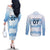 Argentina Rugby Los Pumas Custom Couples Matching Off The Shoulder Long Sleeve Dress and Long Sleeve Button Shirt Traditional Colors - Wonder Print Shop