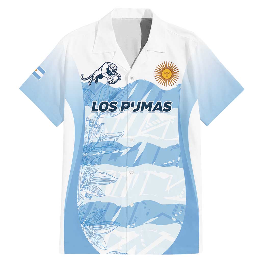 Argentina Rugby Los Pumas Custom Family Matching Mermaid Dress and Hawaiian Shirt Traditional Colors - Wonder Print Shop