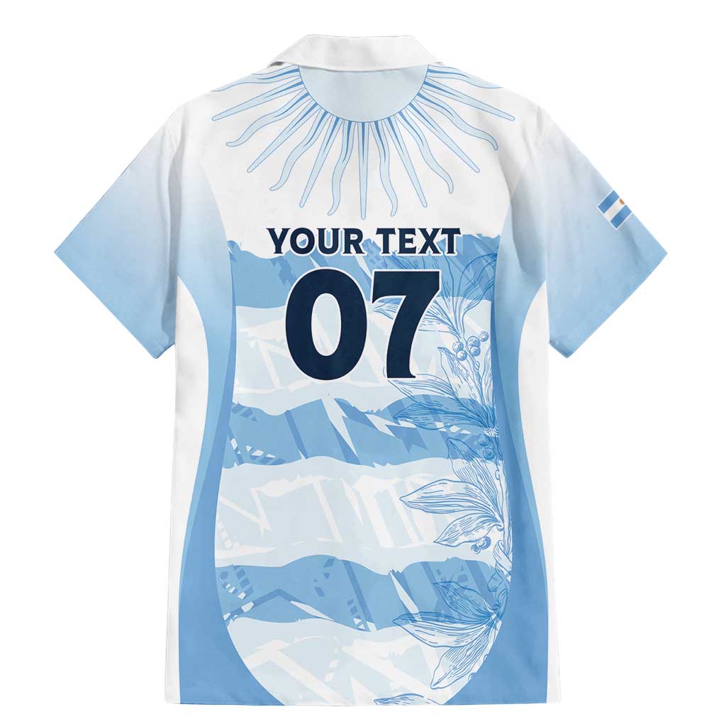 Argentina Rugby Los Pumas Custom Family Matching Mermaid Dress and Hawaiian Shirt Traditional Colors - Wonder Print Shop
