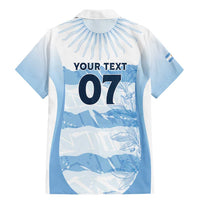 Argentina Rugby Los Pumas Custom Family Matching Mermaid Dress and Hawaiian Shirt Traditional Colors - Wonder Print Shop