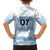 Argentina Rugby Los Pumas Custom Family Matching Off The Shoulder Long Sleeve Dress and Hawaiian Shirt Traditional Colors - Wonder Print Shop