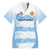 Argentina Rugby Los Pumas Custom Family Matching Off The Shoulder Long Sleeve Dress and Hawaiian Shirt Traditional Colors - Wonder Print Shop
