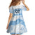 Argentina Rugby Los Pumas Custom Family Matching Off Shoulder Maxi Dress and Hawaiian Shirt Traditional Colors - Wonder Print Shop