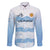 Argentina Rugby Los Pumas Custom Family Matching Off Shoulder Maxi Dress and Hawaiian Shirt Traditional Colors - Wonder Print Shop