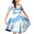 Argentina Rugby Los Pumas Custom Family Matching Off Shoulder Short Dress and Hawaiian Shirt Traditional Colors - Wonder Print Shop