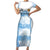 Argentina Rugby Los Pumas Custom Family Matching Short Sleeve Bodycon Dress and Hawaiian Shirt Traditional Colors - Wonder Print Shop