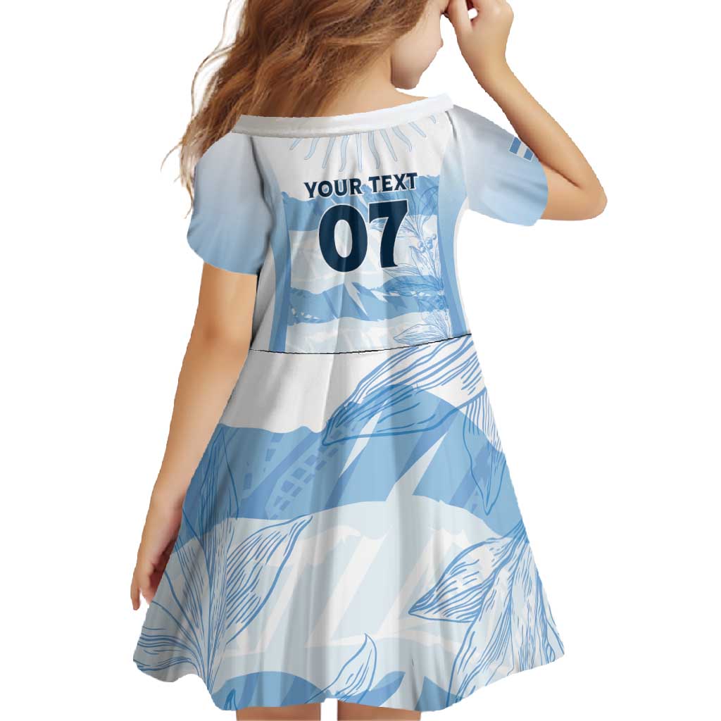 Argentina Rugby Los Pumas Custom Family Matching Summer Maxi Dress and Hawaiian Shirt Traditional Colors - Wonder Print Shop
