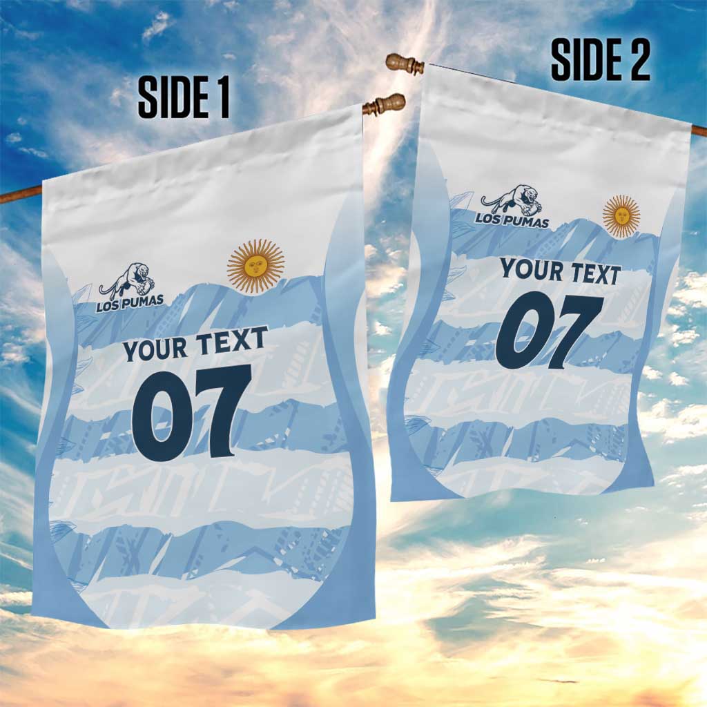 Argentina Rugby Los Pumas Custom Garden Flag Traditional Colors - Wonder Print Shop