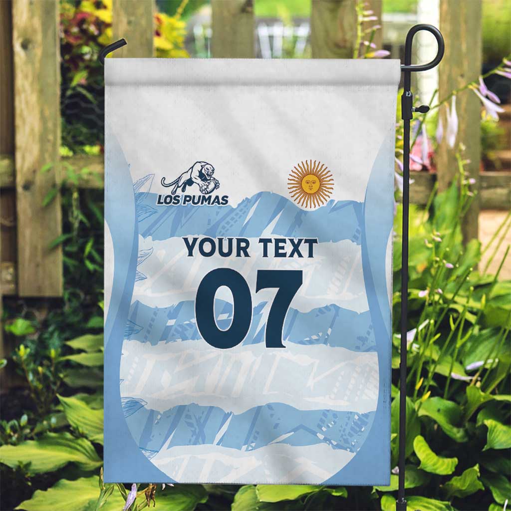 Argentina Rugby Los Pumas Custom Garden Flag Traditional Colors - Wonder Print Shop