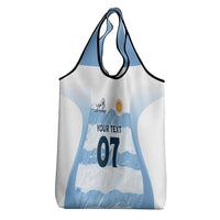Argentina Rugby Los Pumas Custom Grocery Bag Traditional Colors - Wonder Print Shop