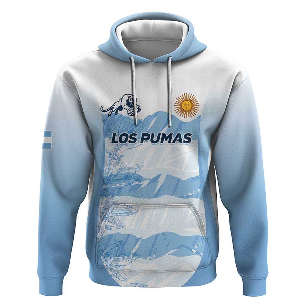 Argentina Rugby Los Pumas Custom Hoodie Traditional Colors - Wonder Print Shop