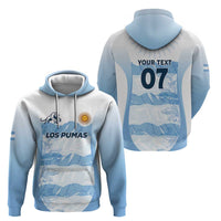 Argentina Rugby Los Pumas Custom Hoodie Traditional Colors - Wonder Print Shop