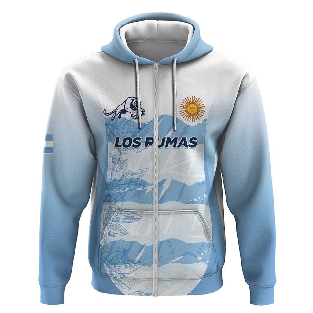 Argentina Rugby Los Pumas Custom Hoodie Traditional Colors - Wonder Print Shop