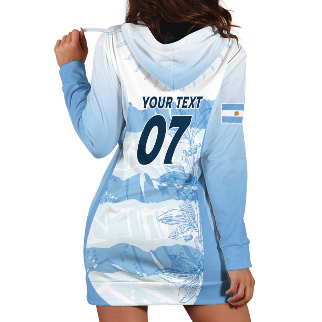 Argentina Rugby Los Pumas Custom Hoodie Dress Traditional Colors - Wonder Print Shop