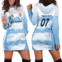 Argentina Rugby Los Pumas Custom Hoodie Dress Traditional Colors - Wonder Print Shop