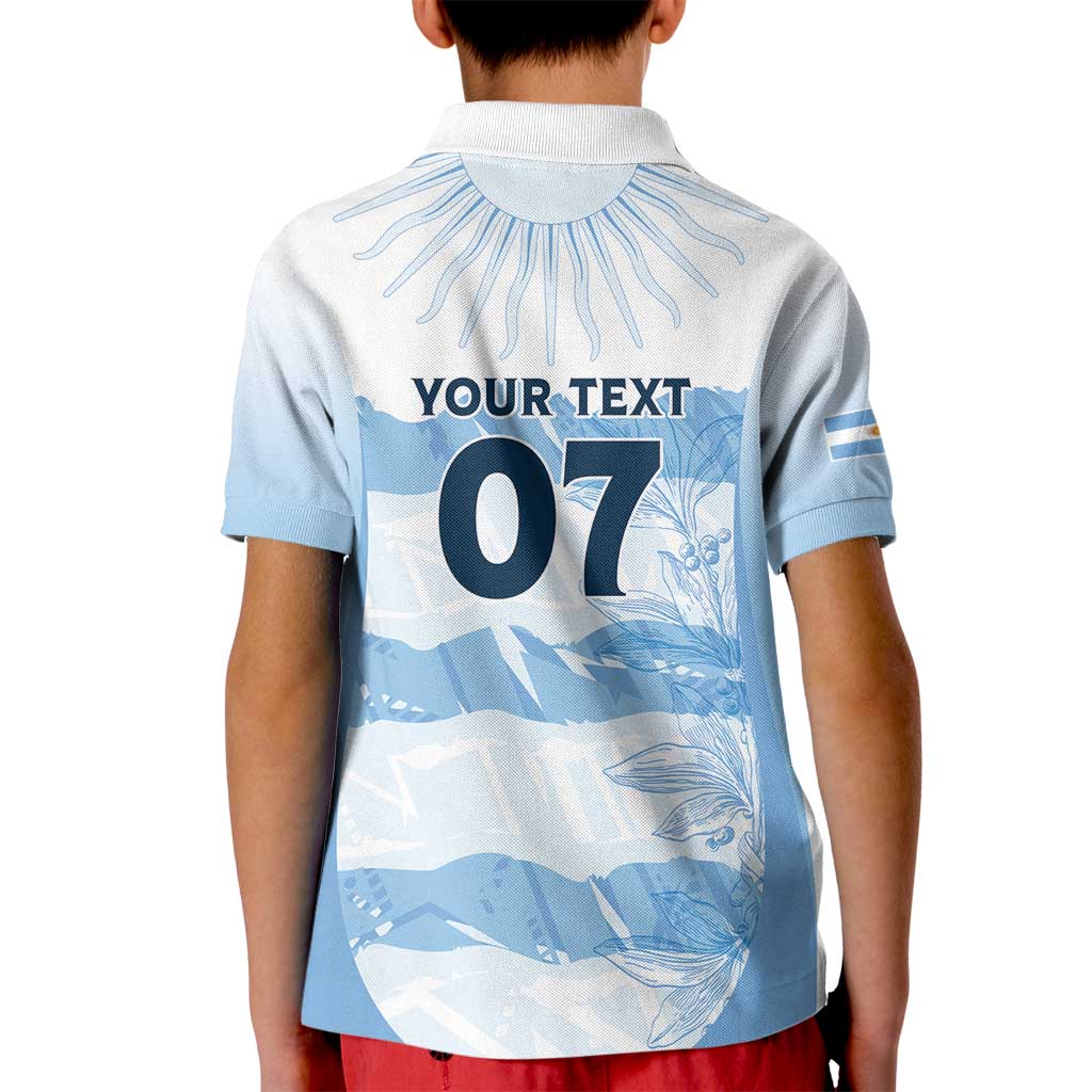 Argentina Rugby Los Pumas Custom Kid Polo Shirt Traditional Colors - Wonder Print Shop