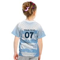 Argentina Rugby Los Pumas Custom Kid T Shirt Traditional Colors - Wonder Print Shop