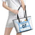 Argentina Rugby Los Pumas Custom Leather Tote Bag Traditional Colors - Wonder Print Shop
