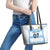 Argentina Rugby Los Pumas Custom Leather Tote Bag Traditional Colors - Wonder Print Shop