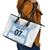 Argentina Rugby Los Pumas Custom Leather Tote Bag Traditional Colors - Wonder Print Shop
