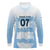 Argentina Rugby Los Pumas Custom Long Sleeve Polo Shirt Traditional Colors - Wonder Print Shop
