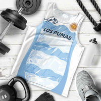 Argentina Rugby Los Pumas Custom Men Tank Top Traditional Colors - Wonder Print Shop