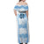 Argentina Rugby Los Pumas Custom Off Shoulder Maxi Dress Traditional Colors - Wonder Print Shop
