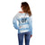 Argentina Rugby Los Pumas Custom Off Shoulder Sweater Traditional Colors - Wonder Print Shop