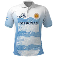 Argentina Rugby Los Pumas Custom Polo Shirt Traditional Colors - Wonder Print Shop