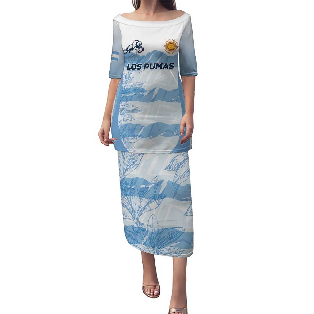 Argentina Rugby Los Pumas Custom Puletasi Traditional Colors - Wonder Print Shop