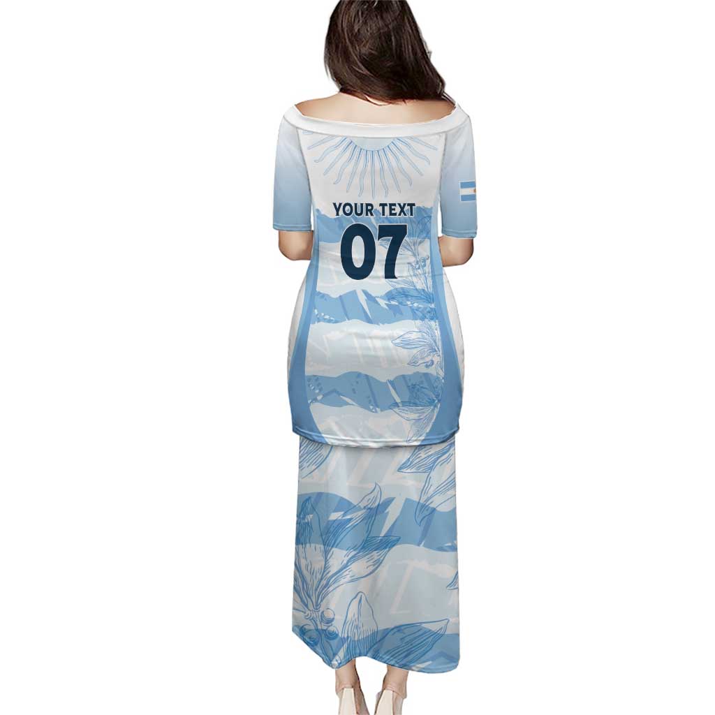 Argentina Rugby Los Pumas Custom Puletasi Traditional Colors - Wonder Print Shop
