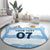 Argentina Rugby Los Pumas Custom Round Carpet Traditional Colors - Wonder Print Shop