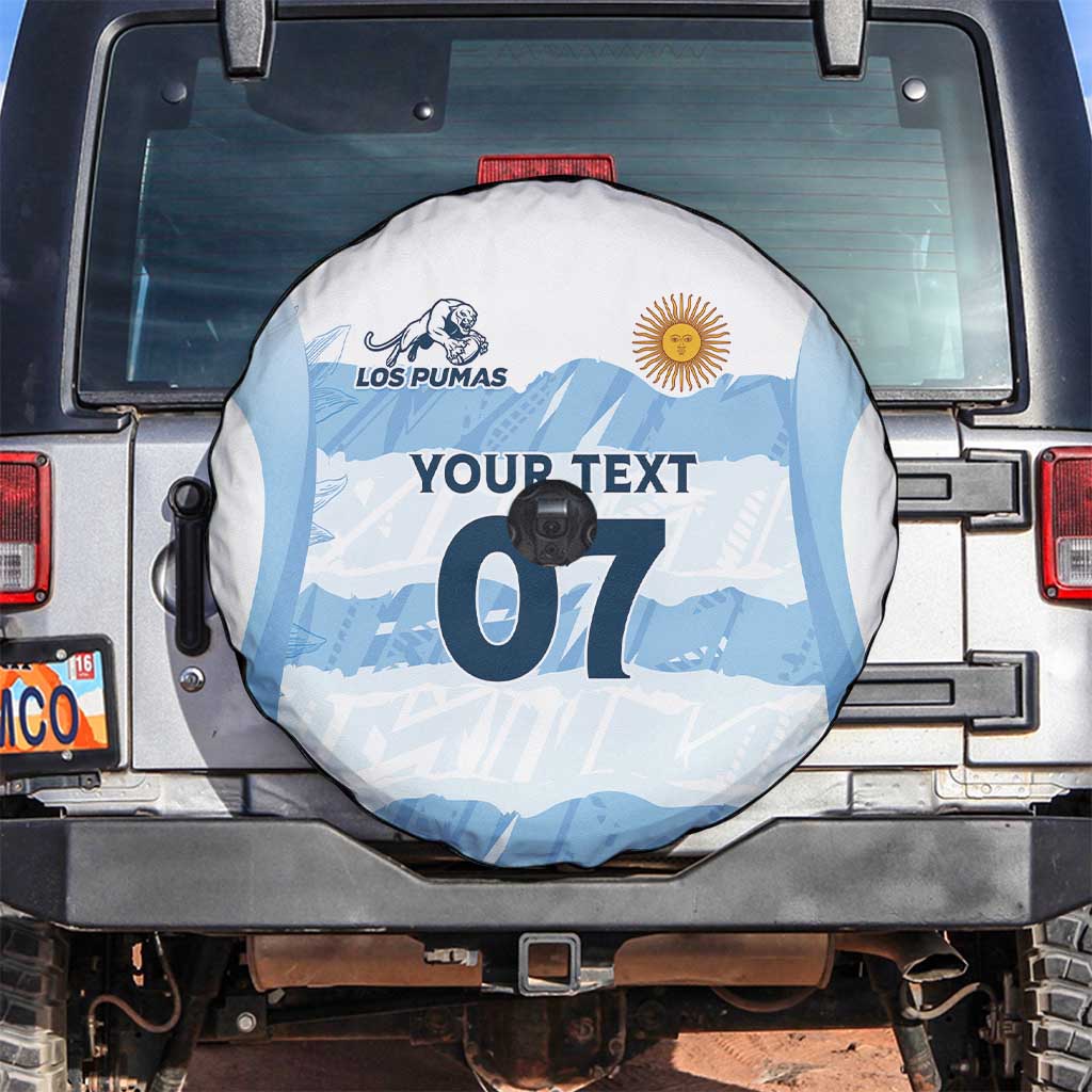 Argentina Rugby Los Pumas Custom Spare Tire Cover Traditional Colors - Wonder Print Shop