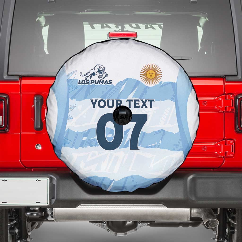 Argentina Rugby Los Pumas Custom Spare Tire Cover Traditional Colors - Wonder Print Shop